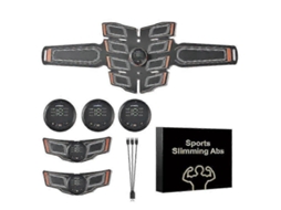 Estimulador Abdominal Para Treinamento Muscular, Máquina Smart Fitness Ems Para Homens Dgzd Laranja Slowmoose