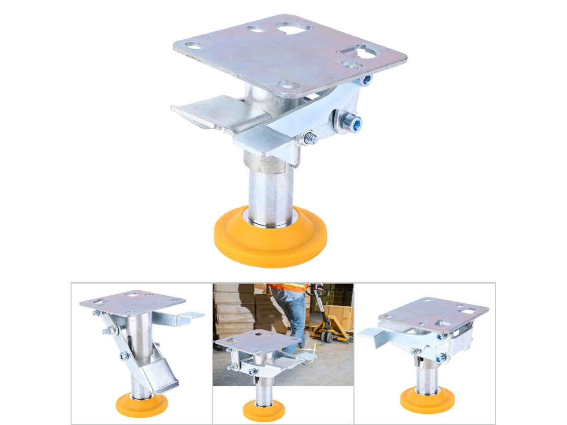 Bloco De Piso Para Carrinho De Aço Manganês Com Almofada De Tpu Para Rodas De 4 A 5 Polegadas X 75 32 3 Brilvibera
