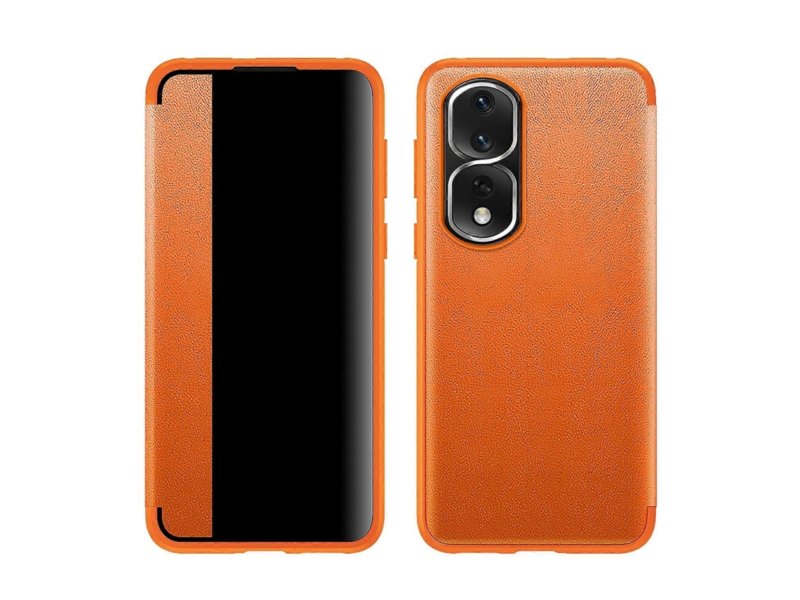 Capa Para Celular For Honor 80 Pro Em Couro Com Estrutura Em Tpu, Resistente A Impactos.