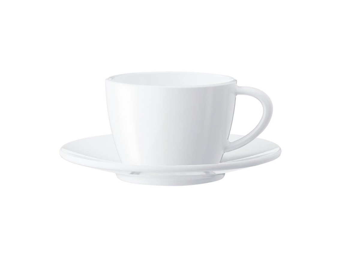 Conjunto de Chávenas para Cappuccino com Prato JURA