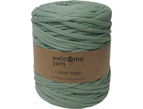 Trapilho WELCOME YARN Welcome Yarn (Cinzento Esverdeado - Algodão - 14x15x14 cm)