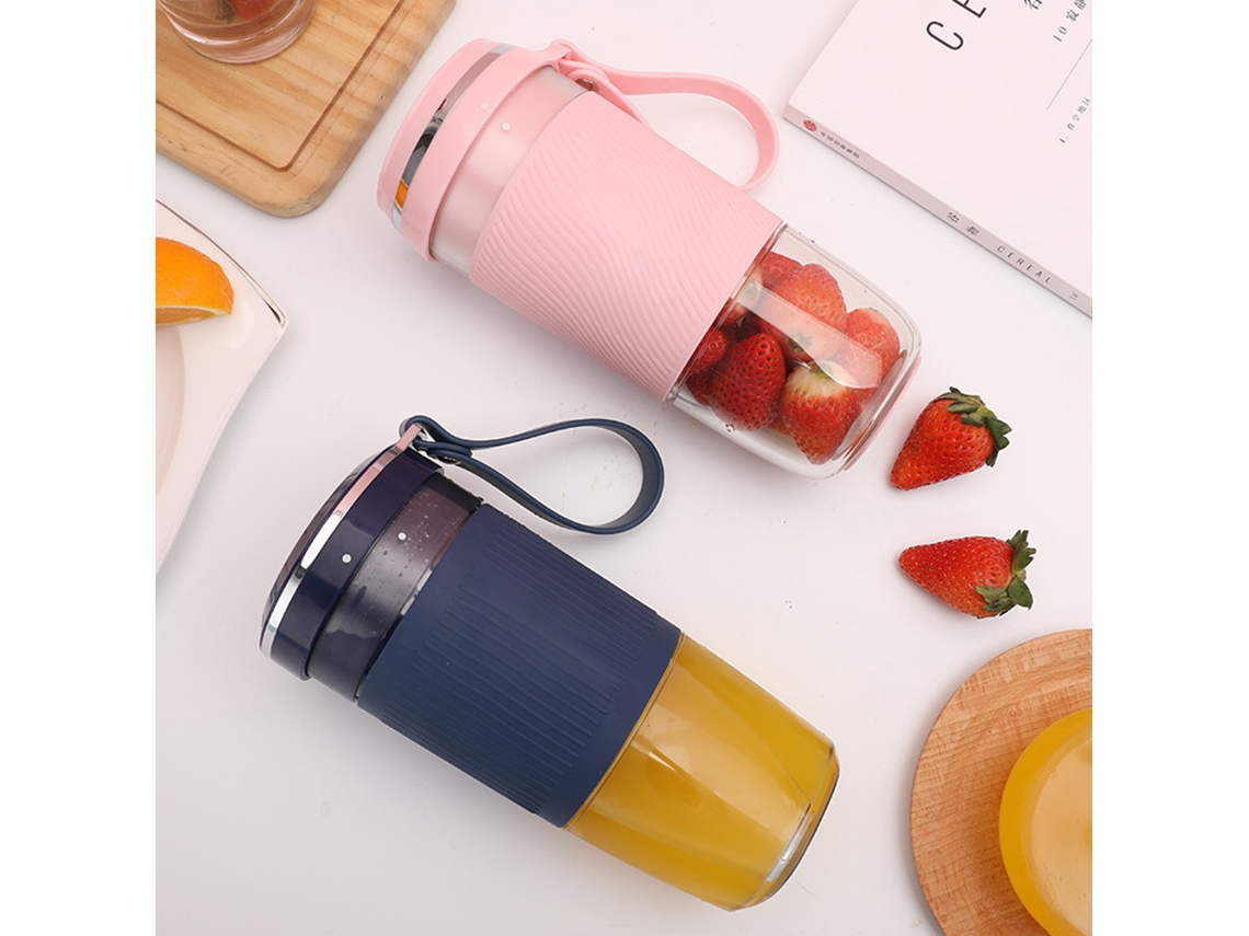 Liquidificador portátil Usb 300ml com lâmina de aço inox Primerox