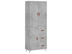 Armário Alto Derivado de Madeira Cinza Cimento MAISON EXCLUSIVE (69,5x34x180 cm)