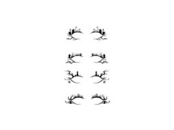 Halloween Eyeliner Adesivos Eelhoe Maquiagem