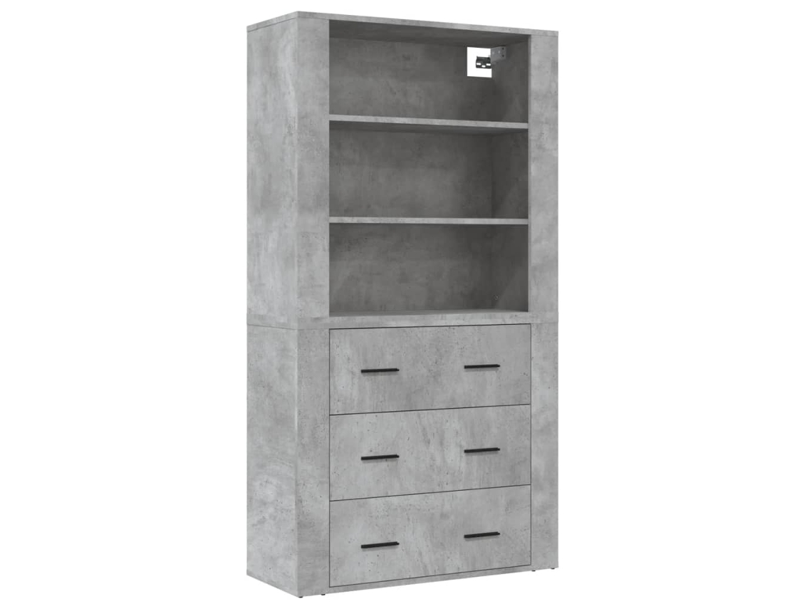 Highboard, Highboards Vidaxl Cinzeto Madeira Processada (n/a)