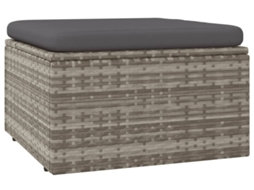 Footrest, Footrests Vidaxl Cinzeto Rattan / Vime (n/a)