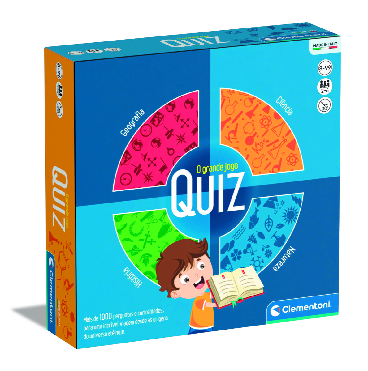 Clementoni- Jogo Interativo Quiz Junior - Babykids