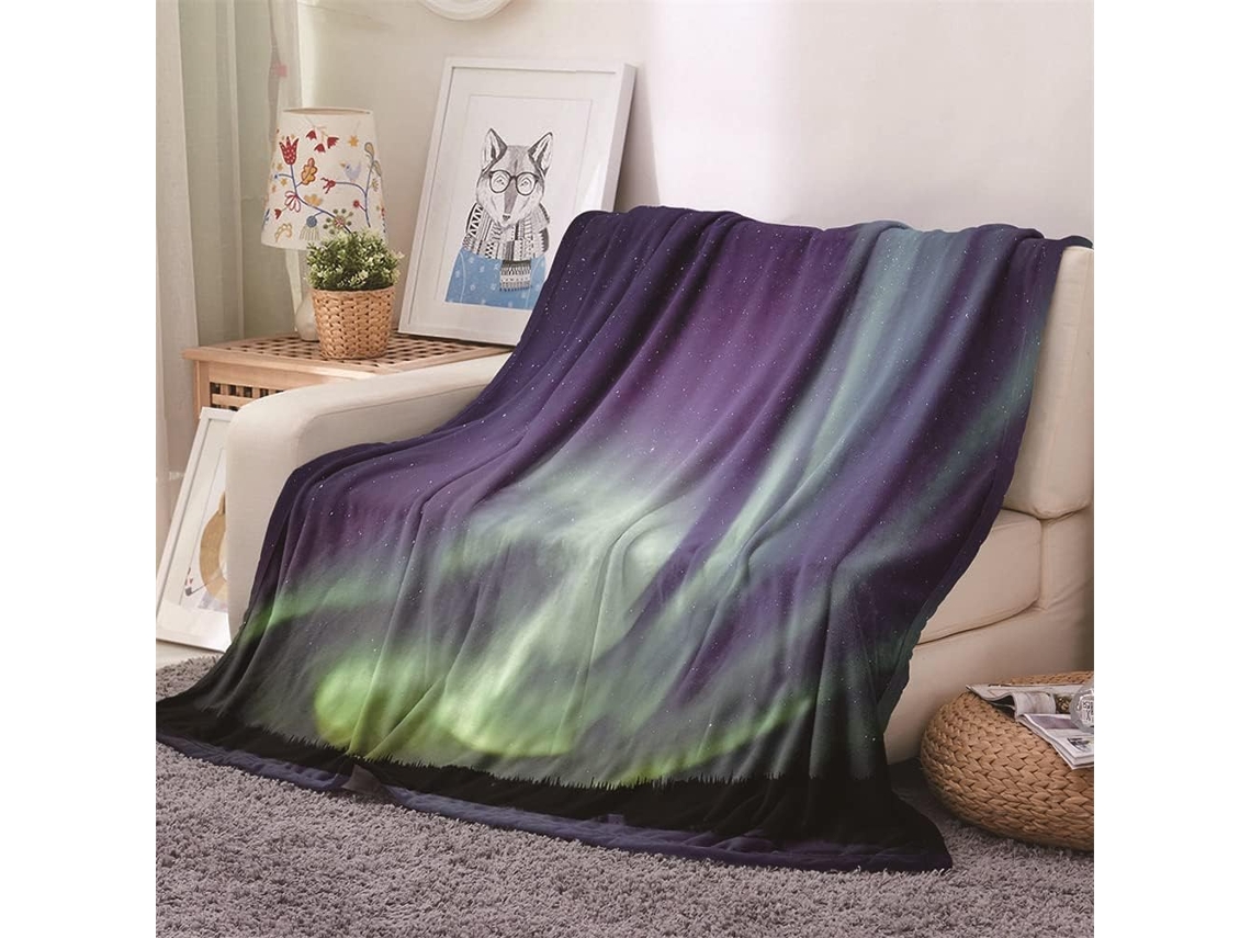 Manta de Flanela Fansu Estampa 3d Quente e Macia em Microfibra Ideal para o Inverno Perfeita Cama Ou Sofá Adeq