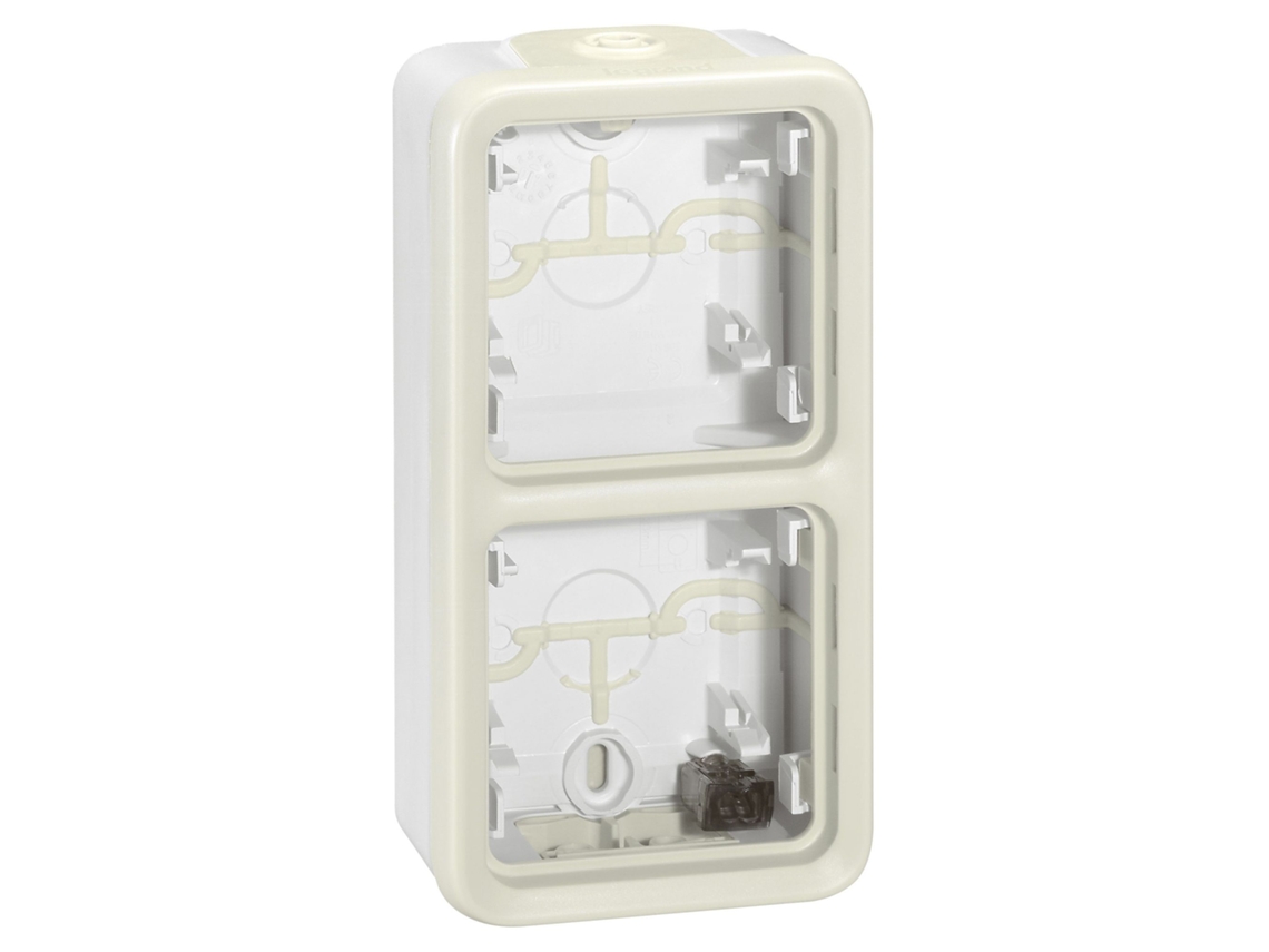 Plexo Caixa Dupla Vertical Branco Ref: 069691