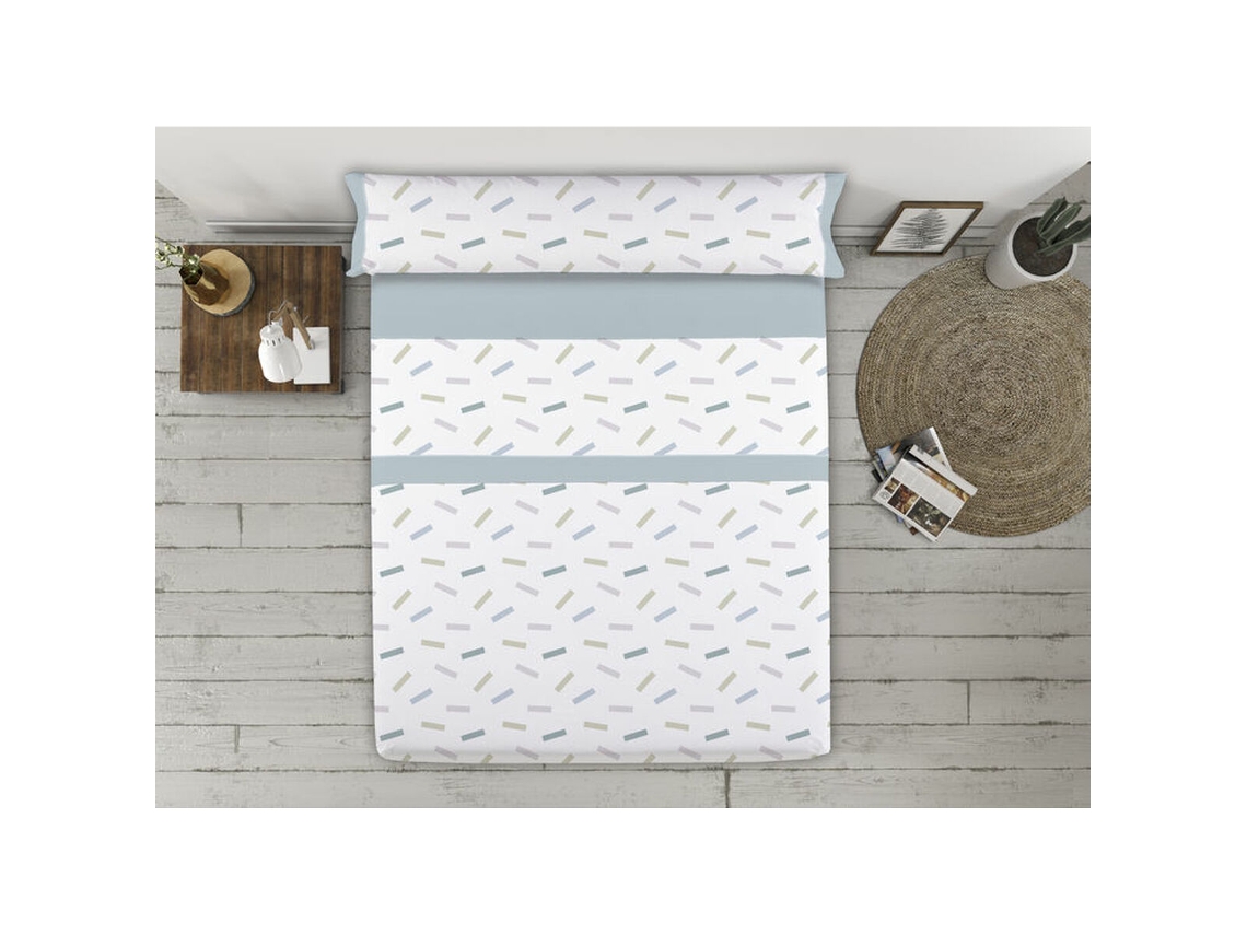 Conjunto de Cama 3 Peças - Tejidos Reina - Cama 150 Cm - Multicolorido - 40x28x5,8 Cm - Tamanho Único