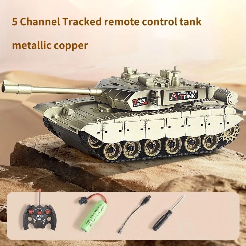Tanque Infantil de Controle Remoto com Som e Luzes, um Presente para Crianças, um Brinquedo Elétrico em Miniatura. MDUG