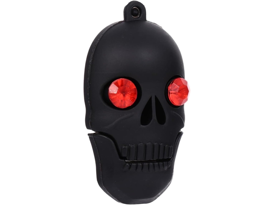 Pen Drive Usb De 64 Gb Com Caveira De Halloween Para Armazenamento De Dados Em Computador. Gokoco