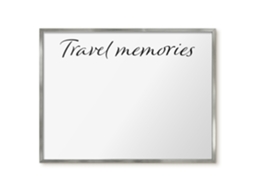 Magnetic Glass Board Travel Memories For The Hall Espelharte (80x60 Cm)
