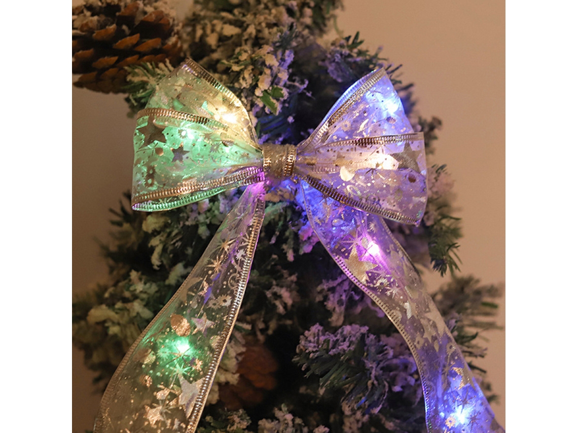 Luzes de Fita Natal 4m 40led Prata Reutilizáveis Decorativas