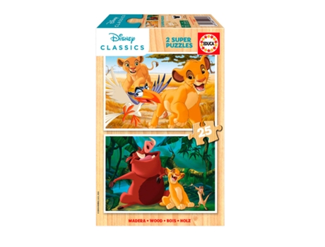 Educa Puzzle 2X25 Rei Leão FILMES E SÉRIES