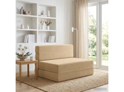 Vidaxl Sofá Cama Dobrável Verde Cinza 70 X 72 X 60 Cm Tecido