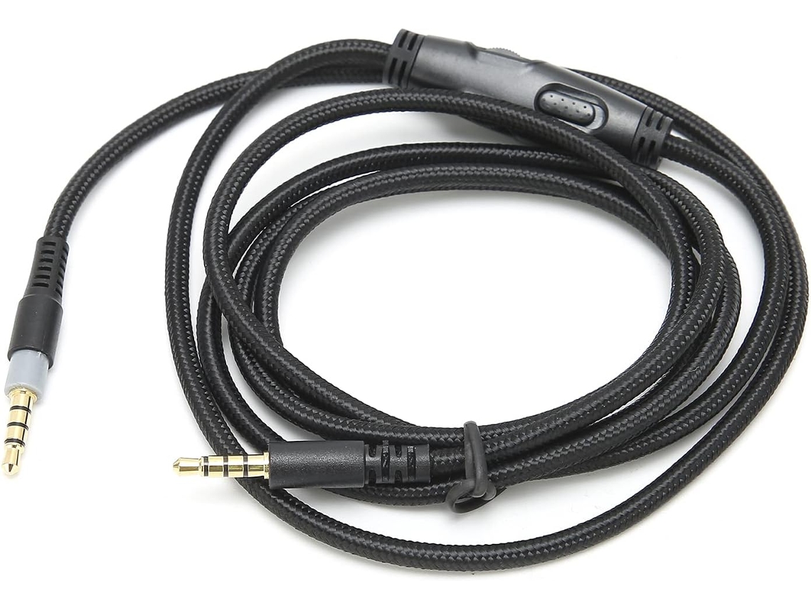 Cabo Premium De 3,5 Mm Macho/macho Com Controle De Volume (cloud)