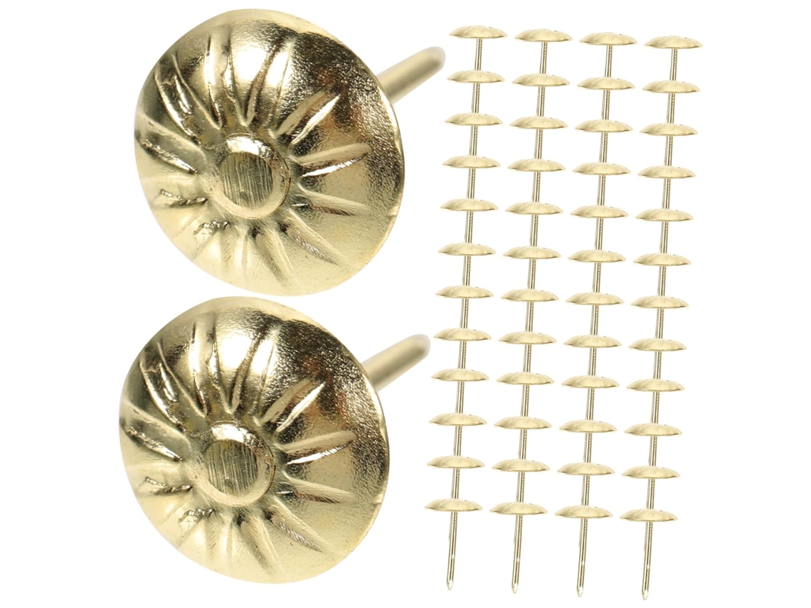 300 Tachas Decorativas Retrô De Ferro Para Estofamento Móveis,