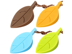Conjunto De 4 Cunhas De Batente De Porta Em Silicone.