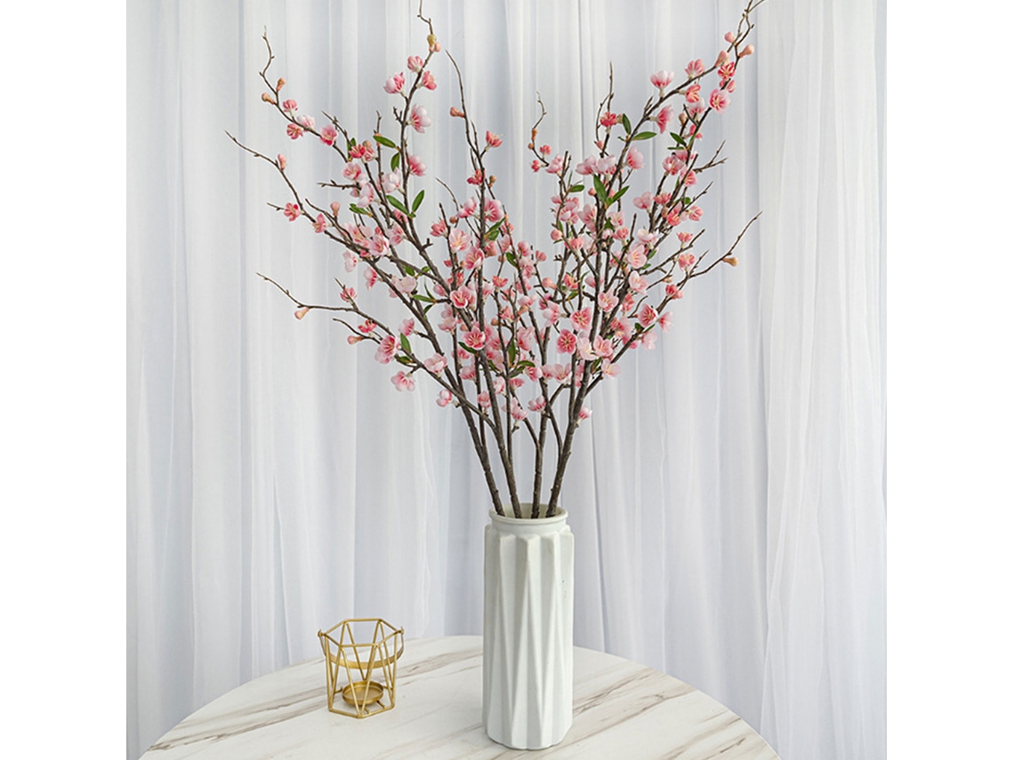 Ramos De Pêssego Artificiales (rosa, 95cm) Eoocoo