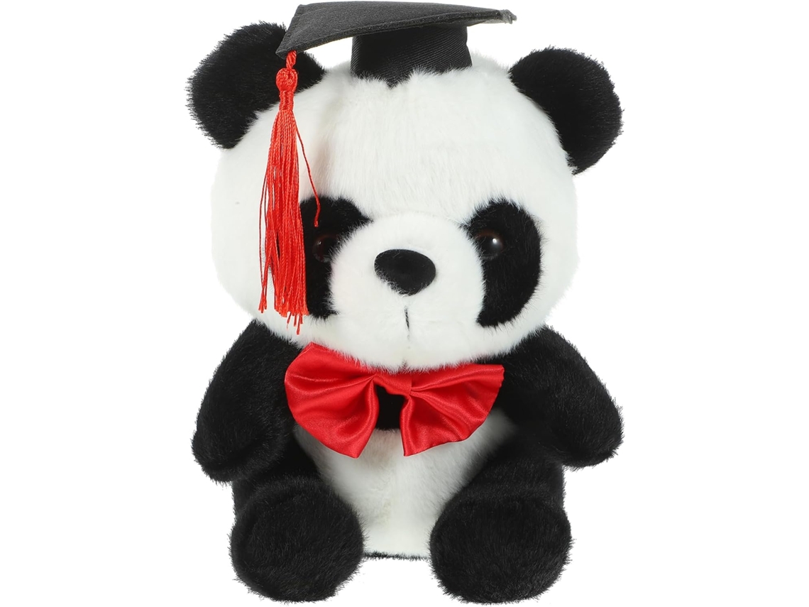 Panda De Pelúcia Para Formatura, Com Beca E Capelo, Celebrar