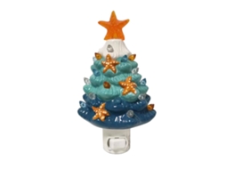 Luz Noturna Led com Interruptor Plug in Lâmpada de Árvore de Natal para Mesa e Cabeceira | S/MARCA