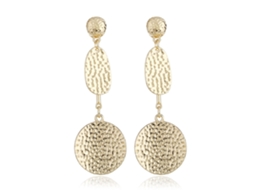 Brincos Longos De Metal Acessório Fashion Decoração Feminina