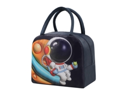 Lancheira Térmica Infantil com Alça, Dimensões: 23 X 19 X 13 Cm MDUG (astronauta)