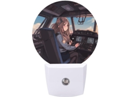 Luz Noturna Led Com Sensor, Luz Noturna Branca Quente Suave Banheiro, Quarto, Cozinha, Redonda