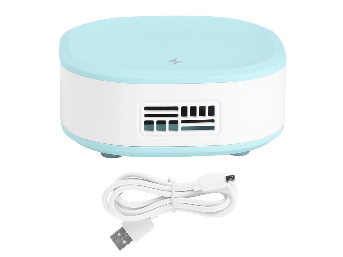 Mini Purificador De Ar Portátil Para Carro, Filtragem De Íons Negativos, Purificação De Ar, Remoção De Formaldeído (azul)