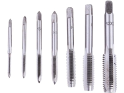 Conjunto De 7 Machos Aço Métricos Para Metal