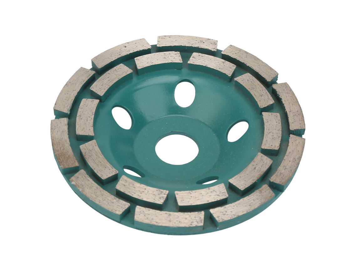 Disco De Corte E Polimento De Diamante Com Segmentos, Copa 125*22.2mm Para Concreto Mármore Granito