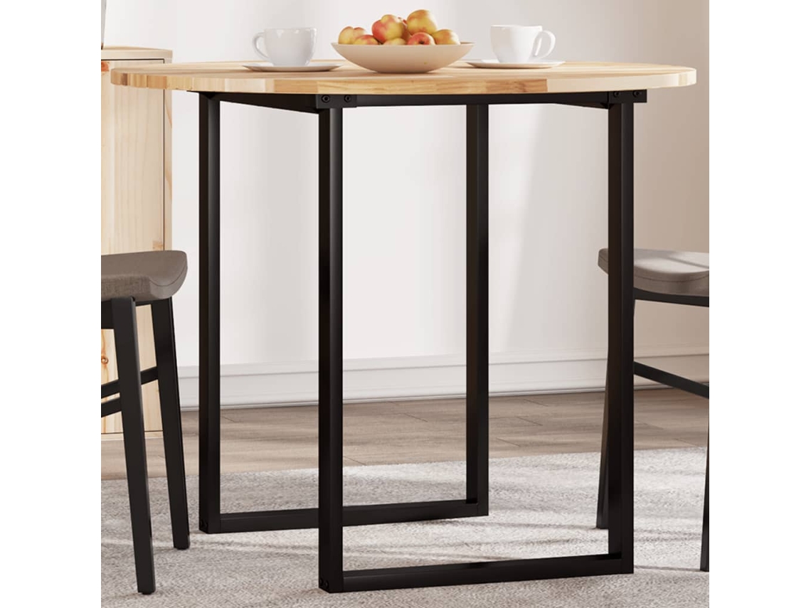 Vidaxl Tampo De Mesa Redondo Ø90x2 Cm Madeira De Acácia Maciça
