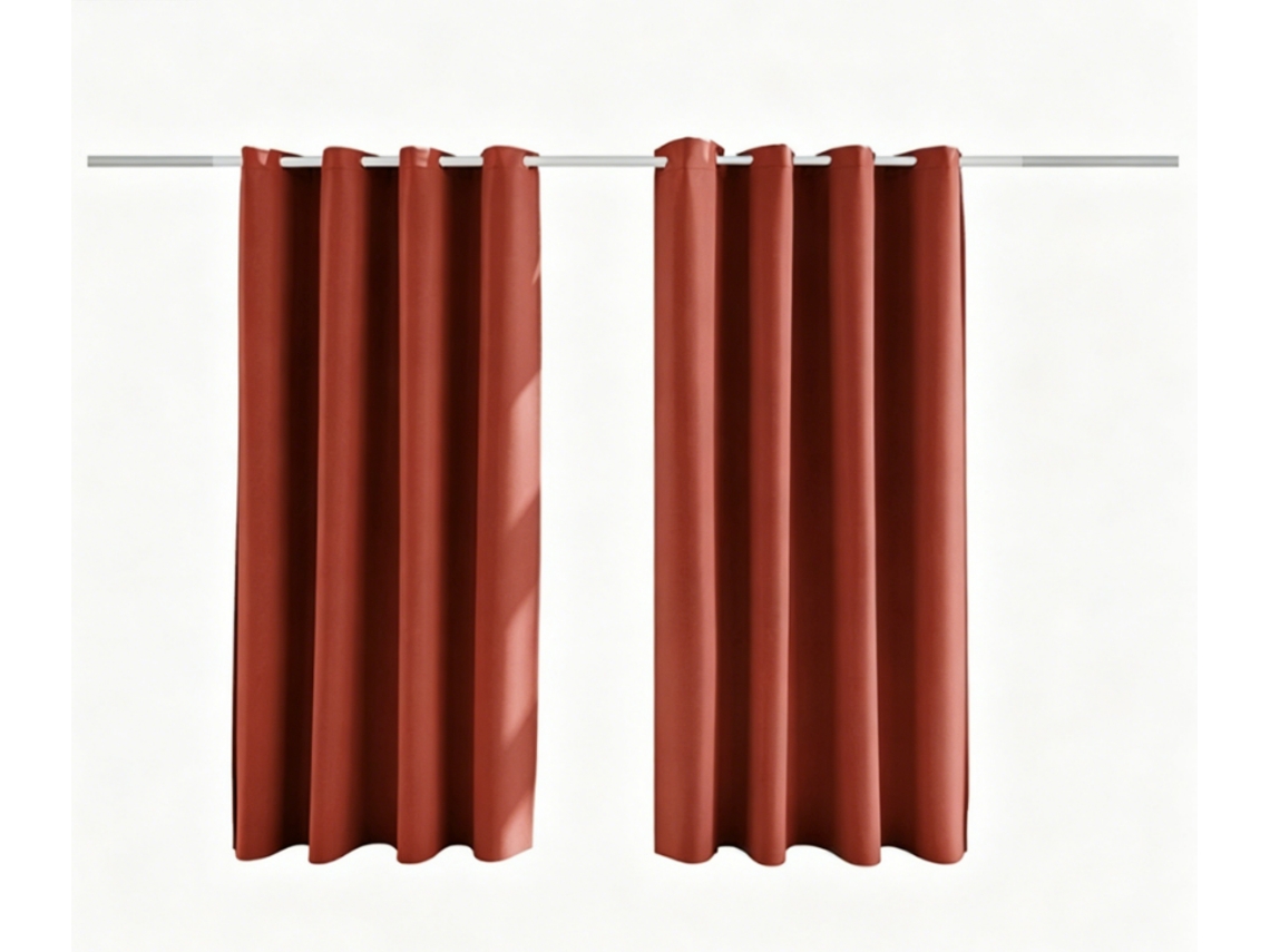 Duas Cortinas De Proteção Solar Lisas, Impermeáveis E Com Isolamento Térmico, Resistentes Ao Vento, Para Varandas, Pátios Ou Jardins Externos.