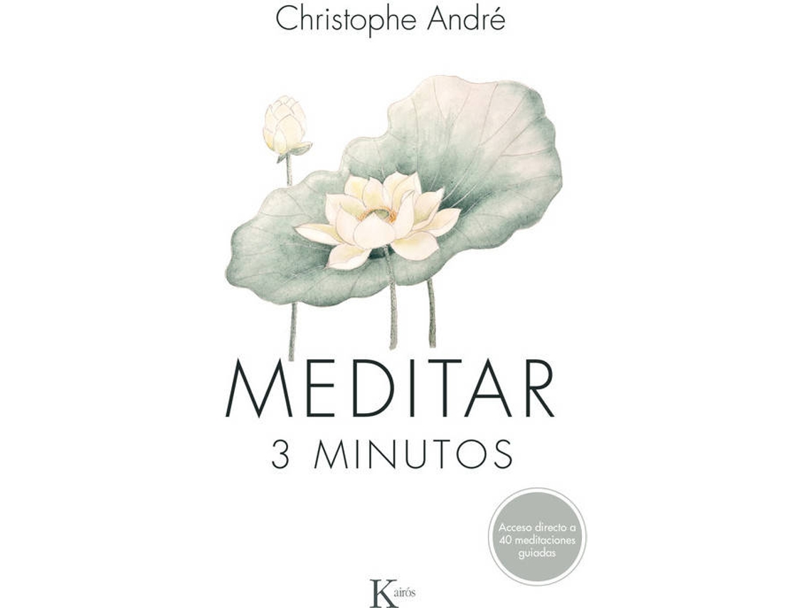 Livro Meditar 3 Minutos de Christophe Andre (Espanhol)