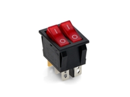 Vermelho Light Double Interruptor para Máquina de Lavar Roupa Swt717un