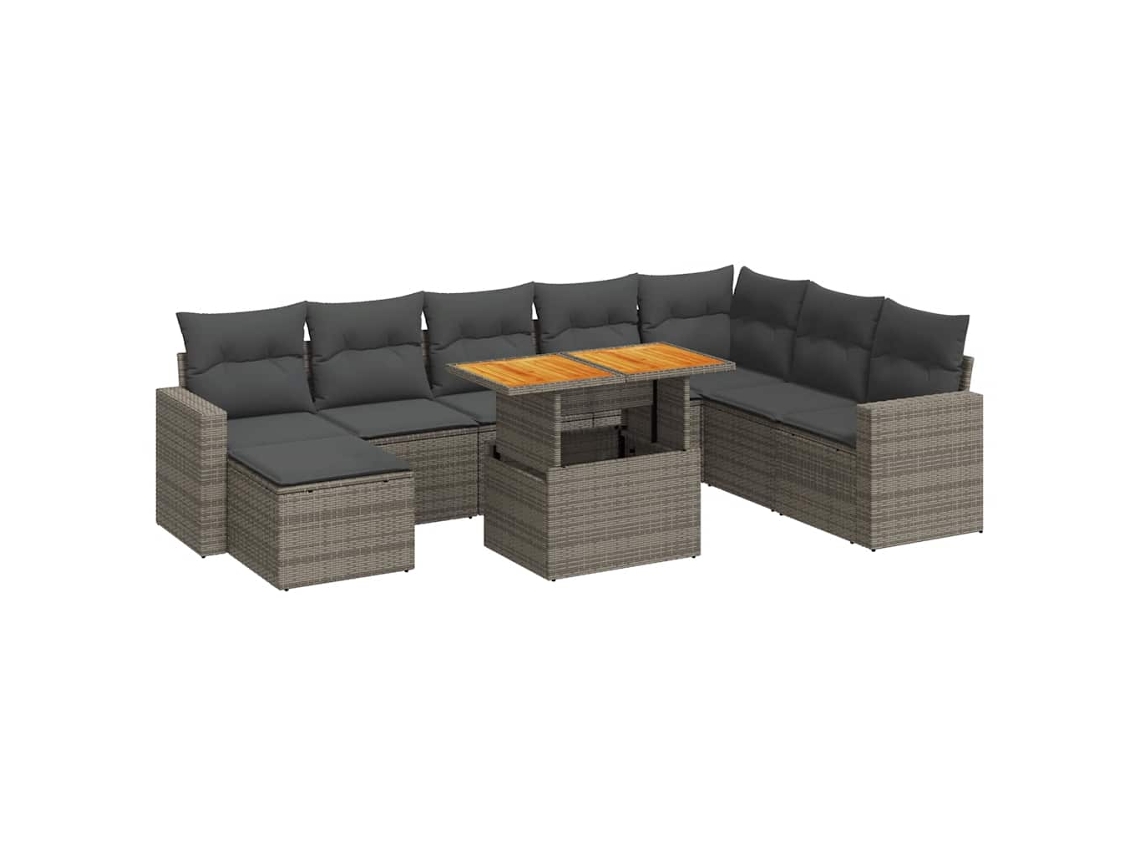 Garden Sofa Set, Garden Sofa Sets Vidaxl Cinzeto Rattan / Vime (n/a)