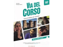 Livro Via del Corso B2 de Telis Marin e Pierangela Diadori (Italiano)