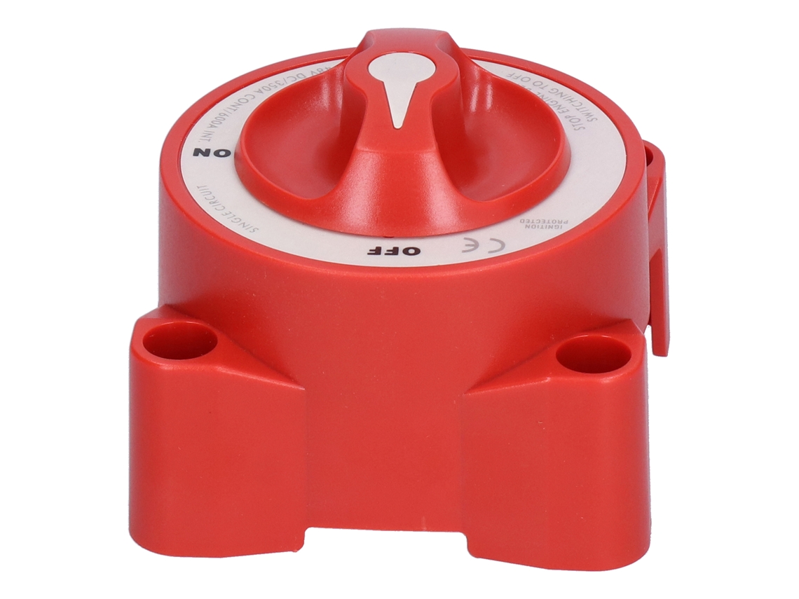 Interruptor De Bateria Mini 2 Posições On/off Para Carro, Barco E Máquina 12‑48v (vermelho)