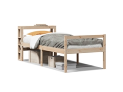 Senior Bed, Senior Beds Vidaxl Marrom Madeira De Pinho (90 X 200 Cm)
