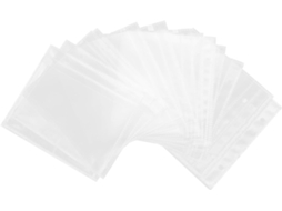 Collbath 20 Peças Recarregáveis Para Álbuns Fotográficos Transparentes Pochetes De Proteção Para Cartões