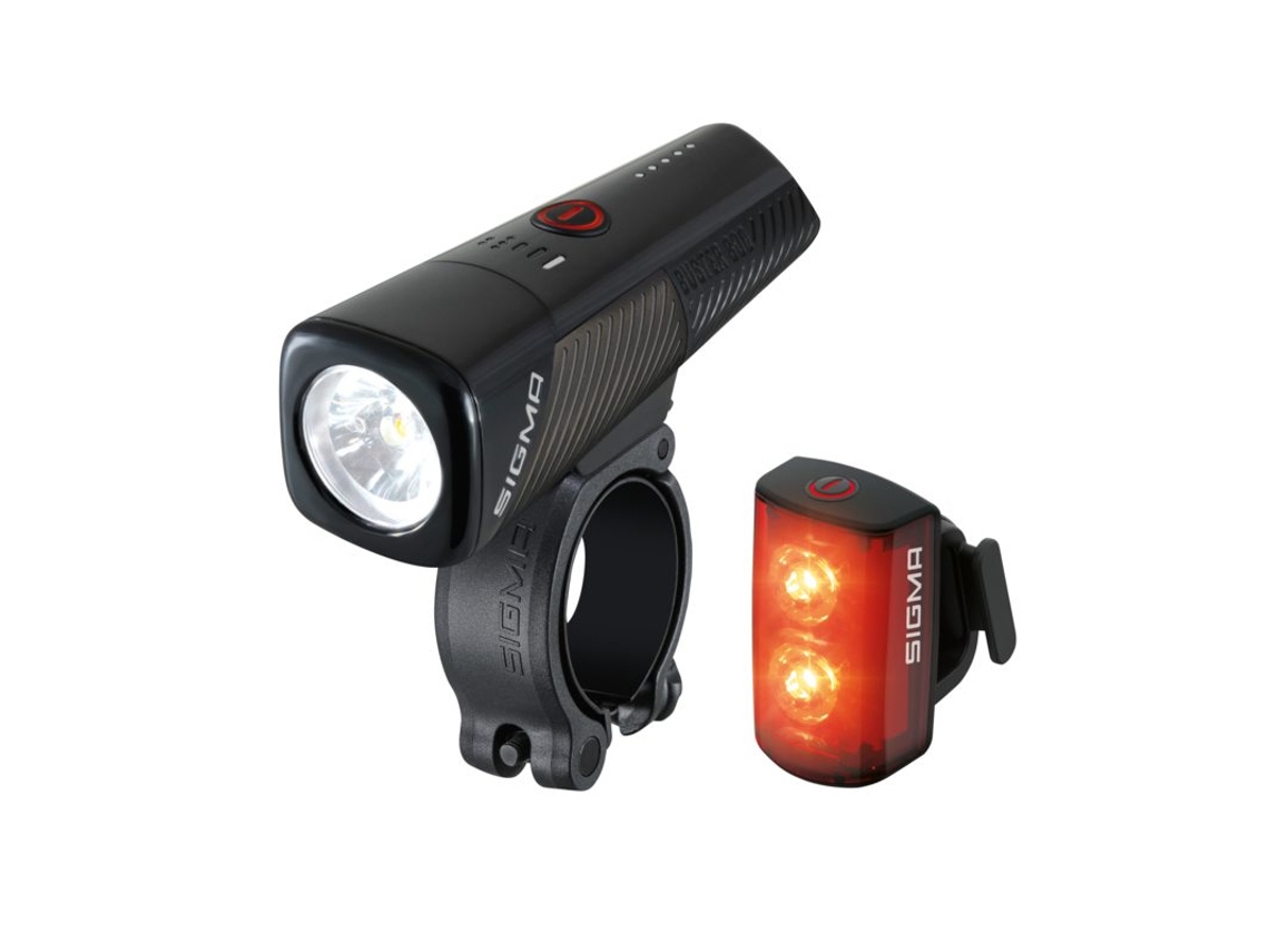 Kit de luz de bicicleta SIGMA Buster 800 - RL 80 Led USB