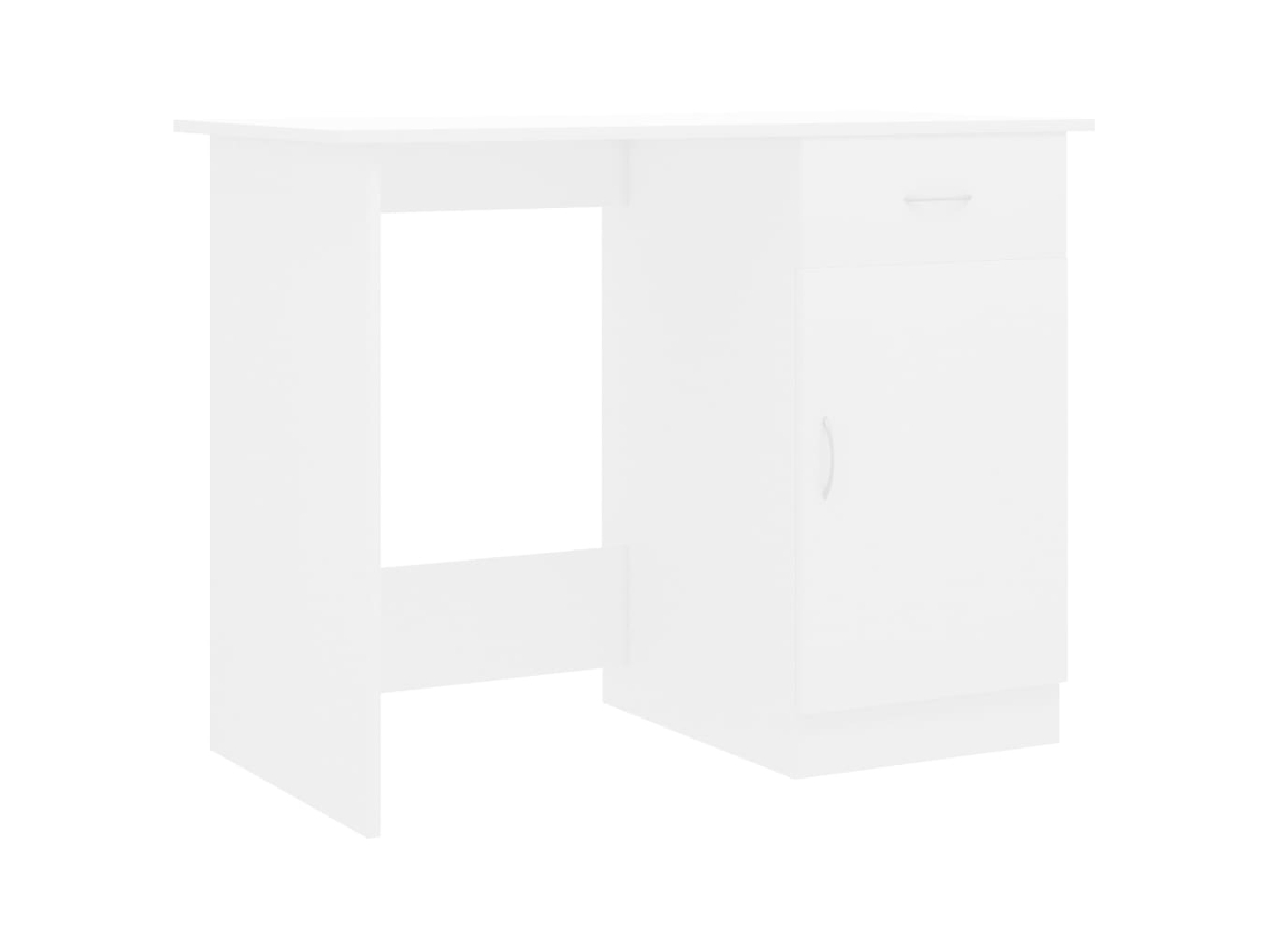 Desk, Desks Vidaxl Branco Madeira Processada (n/a)