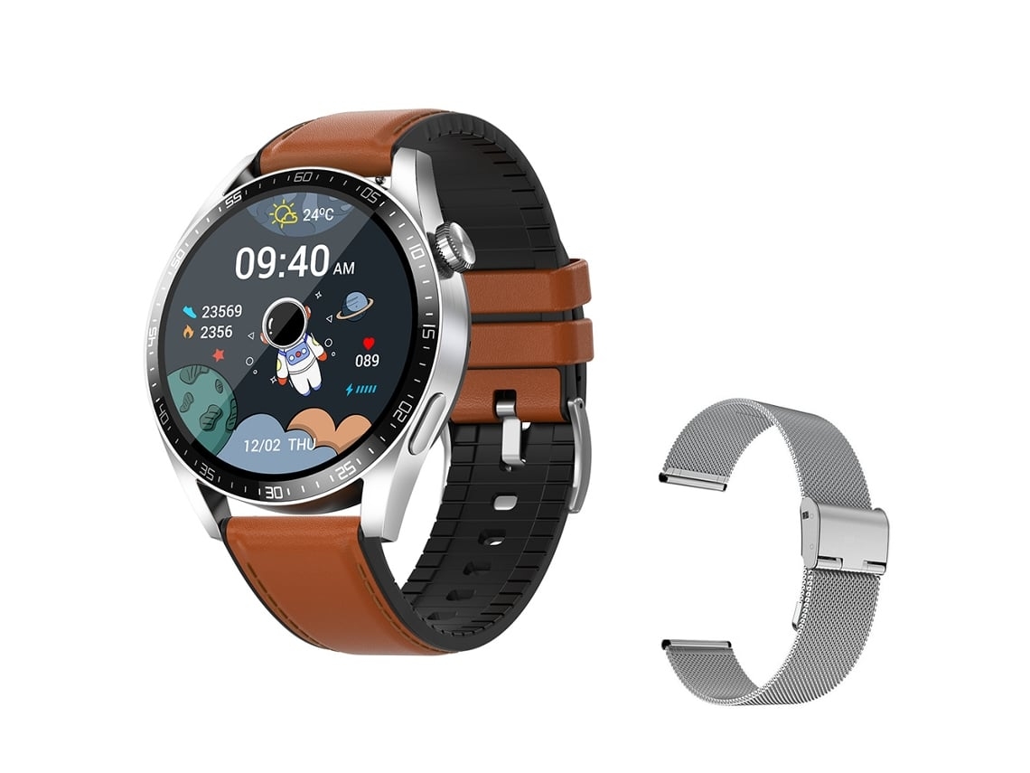 Smartwatch Fw03 Marrom