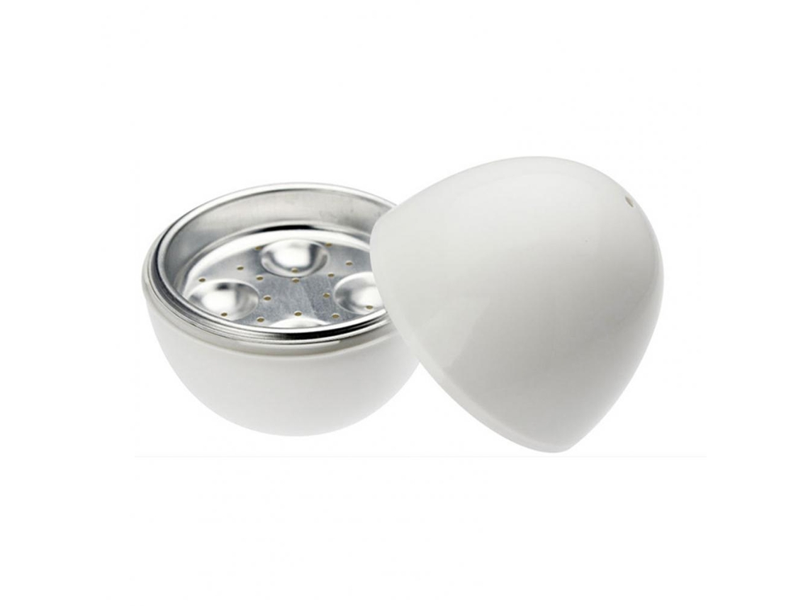 Cozedor De Ovos Para Micro, Ondas, Ideal Para Cozinha E Sala De Jantar, Com Capacidade Para 4 Ovos Brancos