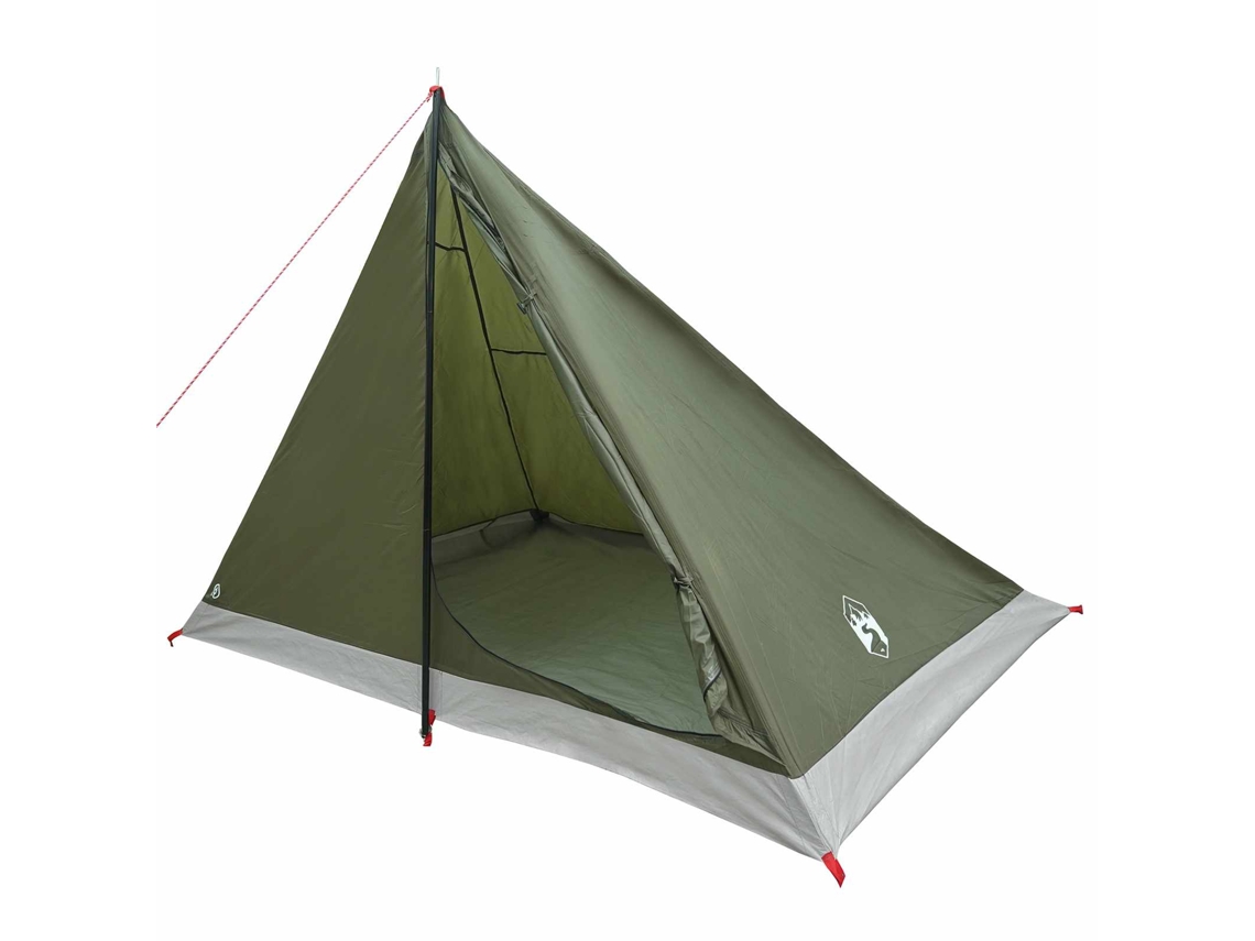 Conjunto 1 Barraca De Camping Vidaxl Verde-azeitona Poliéster (4 Pessoas)
