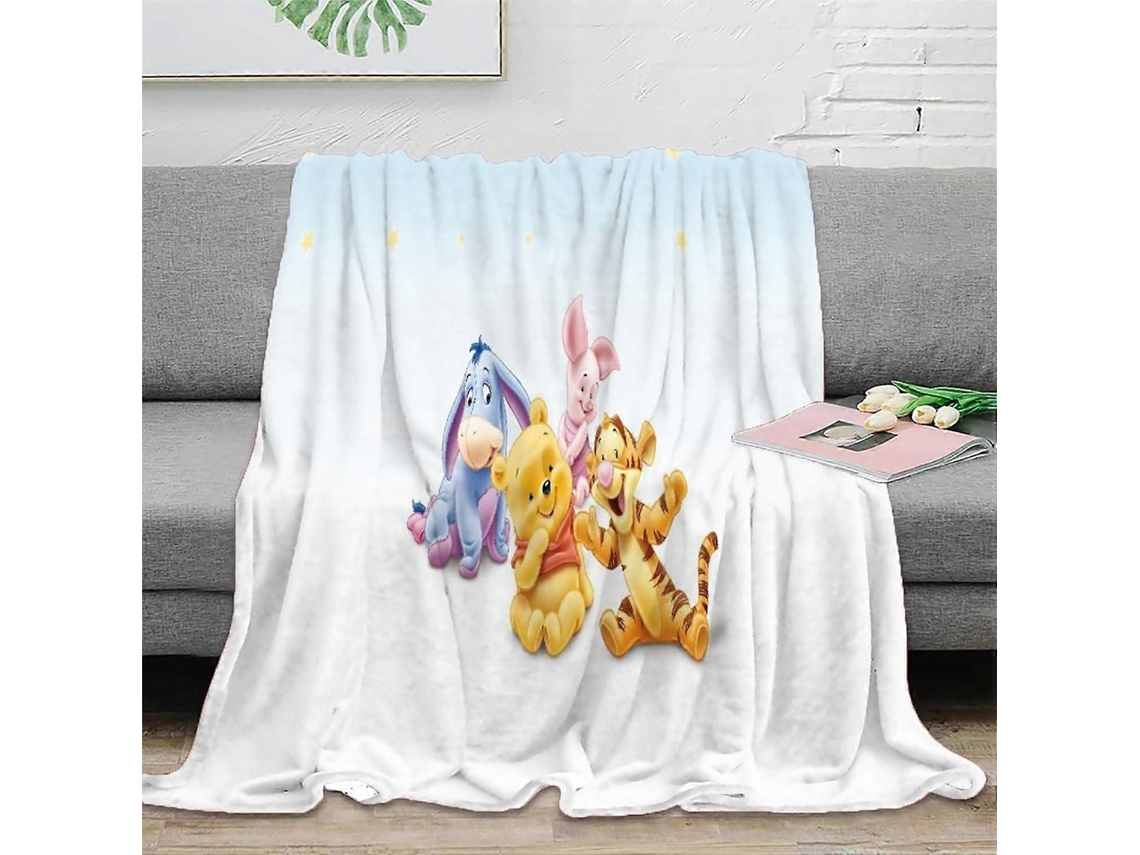 Cobertor De Flanela Ursinho Pooh, Cobertor Grosso E Fofo Para Adultos E Crianças, Cobertor Macio Para Cama, Colcha, Cobertor Térmi-aquaforge