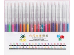Caneta Retrátil de Tinta Gel Colorida de 1,0 Mm para Anotações, Planejamento, SFUSHOS