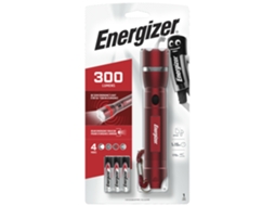 Lanterna de Emergência ENERGIZER Metal Beacon de 300 Lúmens com 3 Pilhas Alcalinas AAA