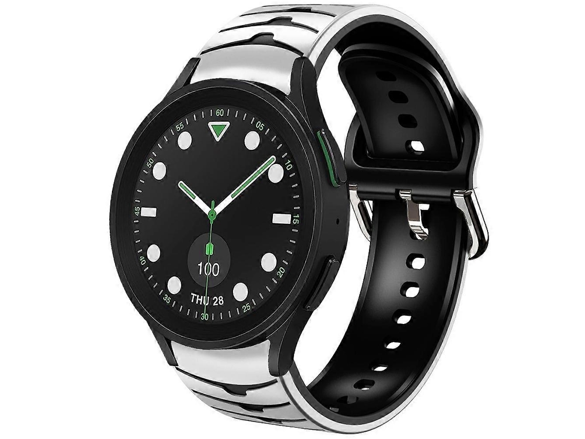 Pulseira De Relógio De Silicone Com Textura Curva